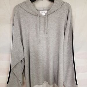 Just Be Heather Grey Hoodie Pullover
